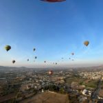 Baloon flight above Teotihuacán