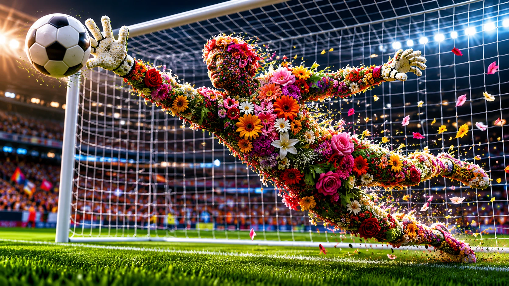 CDMX floral sculptures
